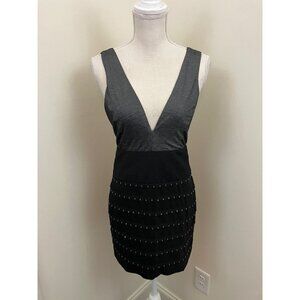 Cray Sleeveless Black Dress Gray Top Full Zip Size Medium